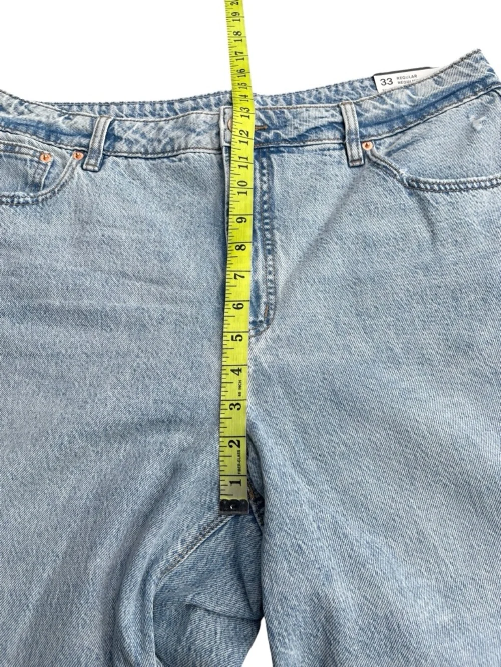 NWT Reitmans Light Blue High Rise Barrel Leg Jeans (33x28) - Picture 10 of 12